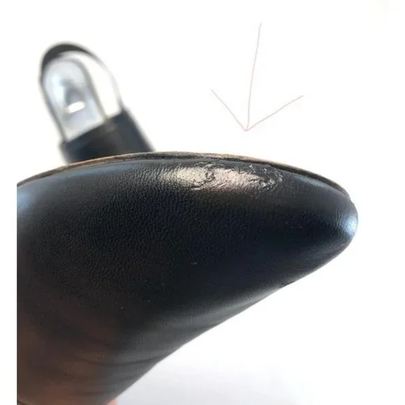 GIVENCHYBlack Rivington Logo Slingback Flats Size EU:37.5